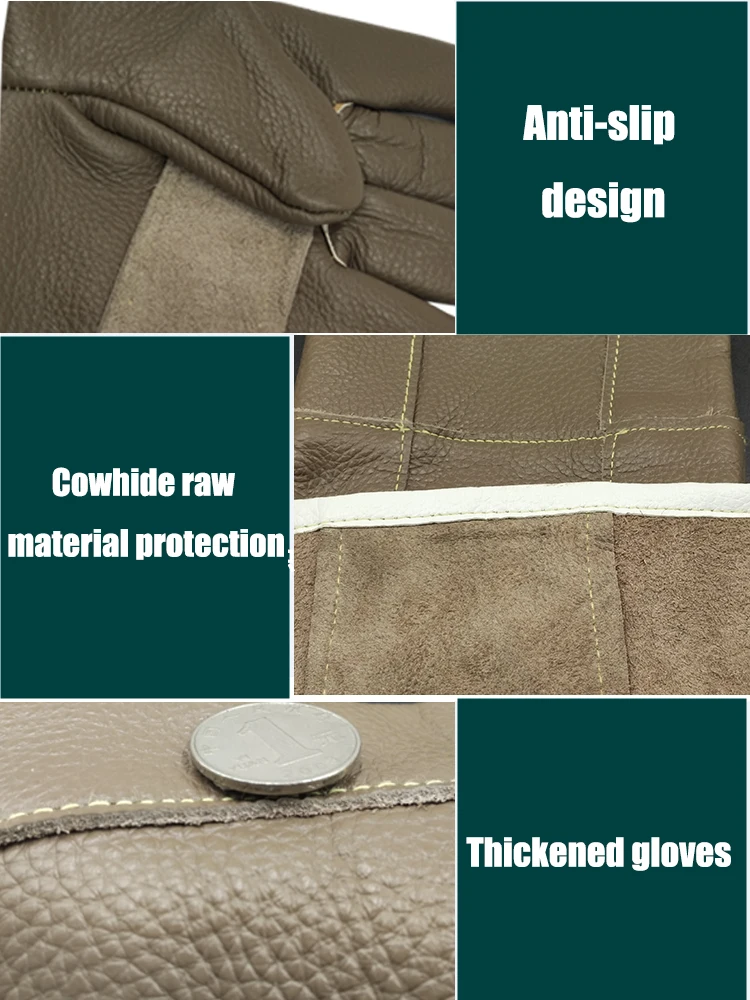 Guantes para perros y gatos resistentes a mordeduras y arañazos, protección para el manejo de animales, tendones fuertes, baño de animales, suministros de aseo impermeables - Imagen 4
