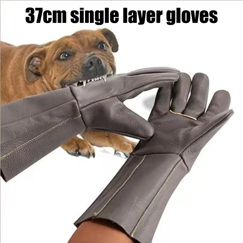Guantes para perros y gatos resistentes a mordeduras y arañazos, protección para el manejo de animales, tendones fuertes, baño de animales, suministros de aseo impermeables - Imagen 9