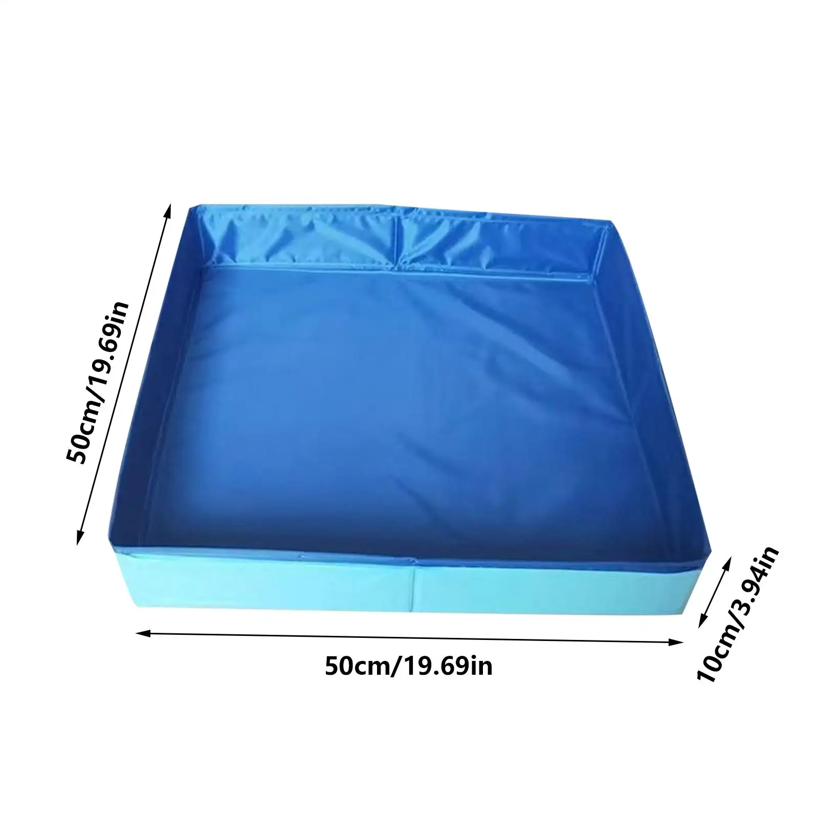 Piscina plegable de PVC para mascotas, piscina infantil antideslizante no inflable para perros, bañera para cachorros, gatos y otros animales. - Imagen 6