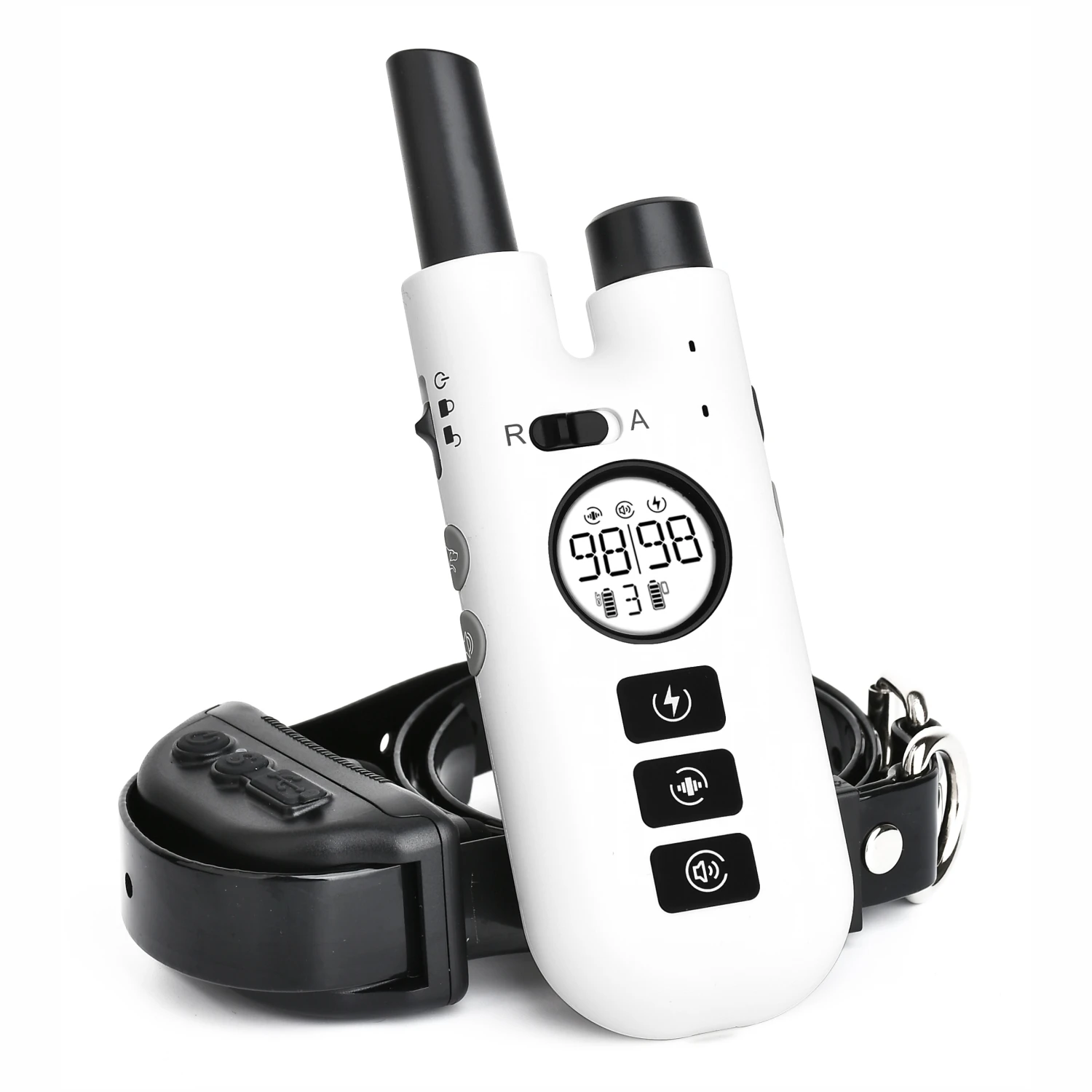 Collar antiladridos 2 en 1 para adiestramiento canino, collar antiladridos recargable de 800 m, collar eléctrico para perros con control remoto, resistente al agua. - Imagen 13