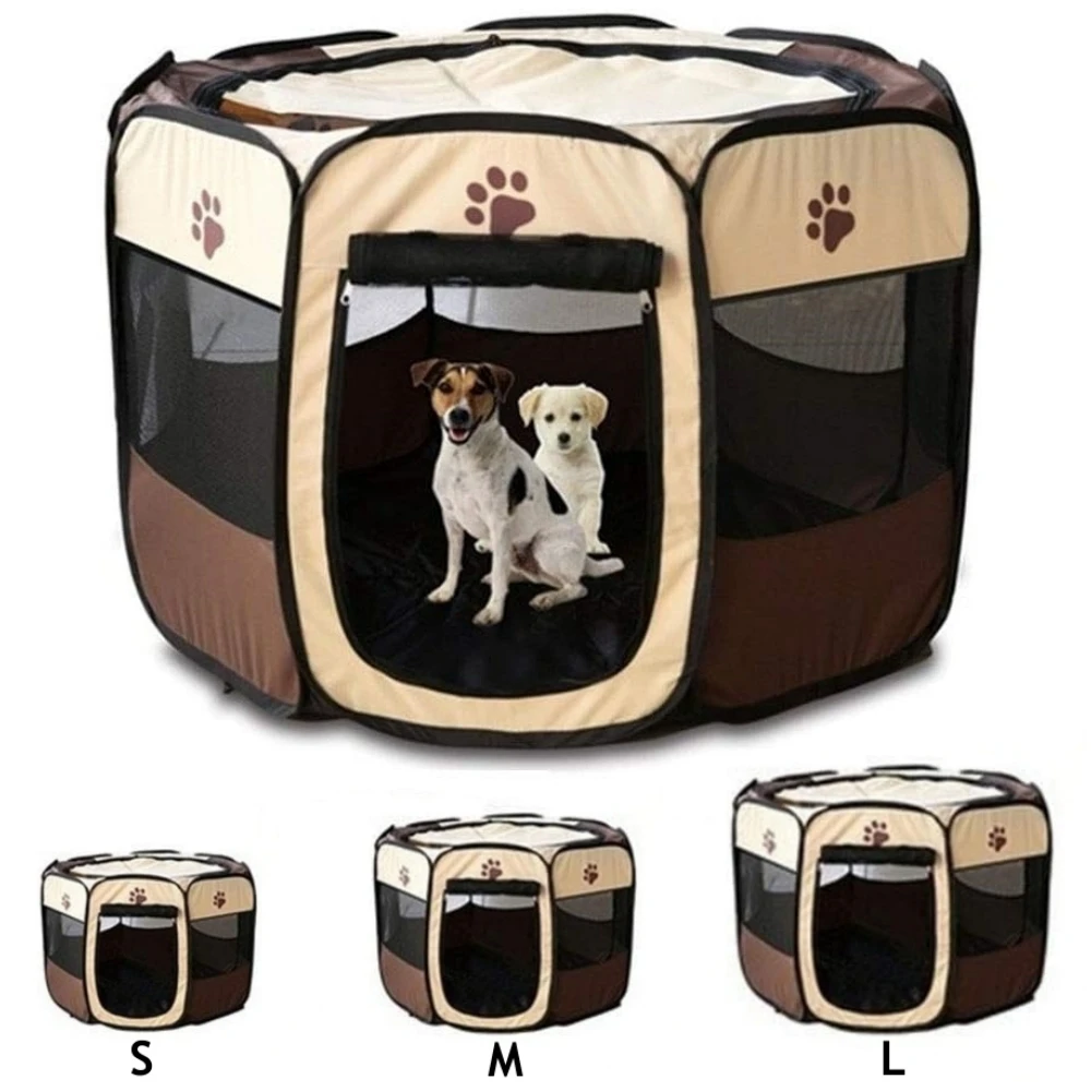Tienda de campaña desmontable para mascotas de verano, tamaño S/M/L, para sala de partos de gatos, cama para perros al aire libre