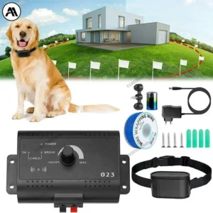 Sistema de valla eléctrica inalámbrica invisible para perros.