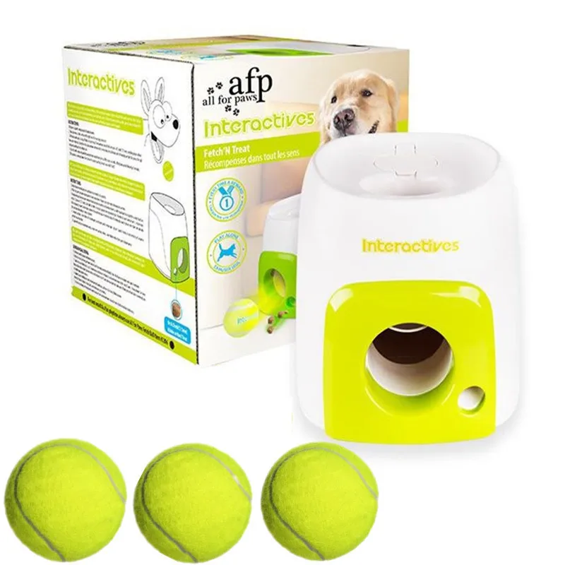 Lanzador automático inteligente de pelotas para perros con recompensa de comida - Imagen 6