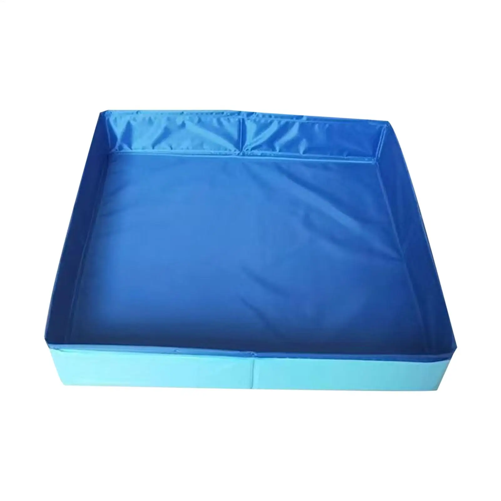 Piscina plegable de PVC para mascotas, piscina infantil antideslizante no inflable para perros, bañera para cachorros, gatos y otros animales. - Imagen 4