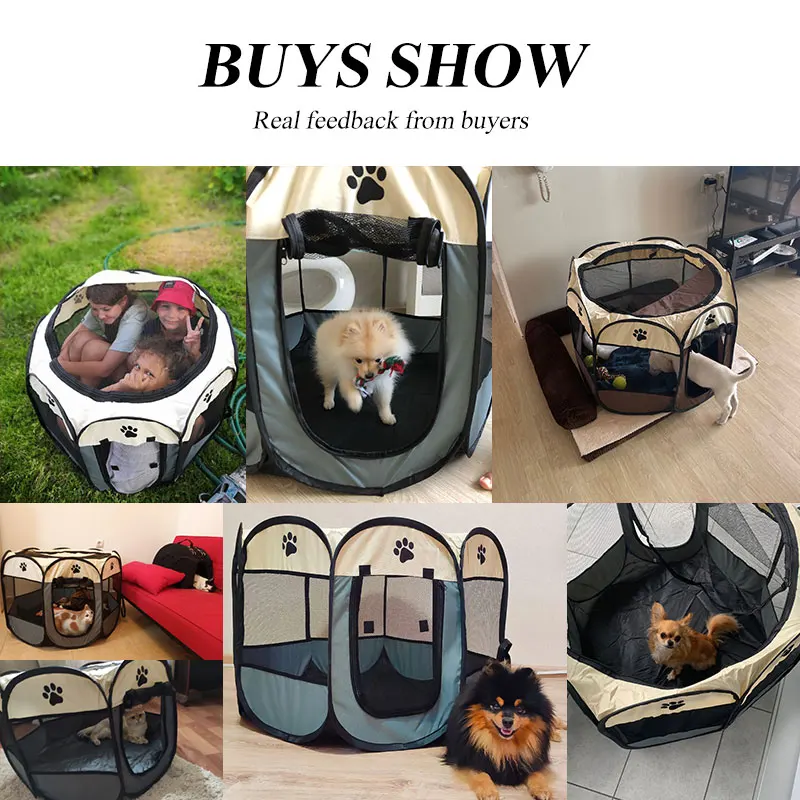 Tienda de campaña desmontable para mascotas de verano, tamaño S/M/L, para sala de partos de gatos, cama para perros al aire libre - Imagen 13
