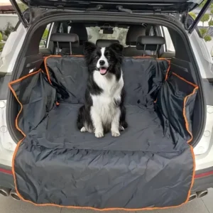 Alfombrilla para mascotas para maletero de coche, poliéster duradero, antideslizante, resistente a los arañazos, fácil de limpiar, para SUV,