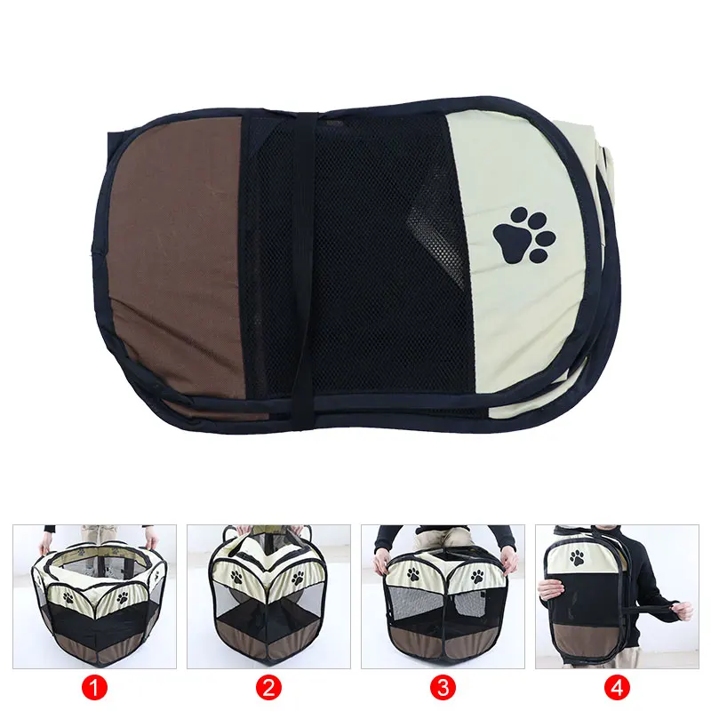 Tienda de campaña desmontable para mascotas de verano, tamaño S/M/L, para sala de partos de gatos, cama para perros al aire libre - Imagen 27