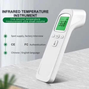 Termómetro infrarrojo digital para mascotas, medición rápida de temperatura, termómetro médico portátil sin contacto para mascotas.