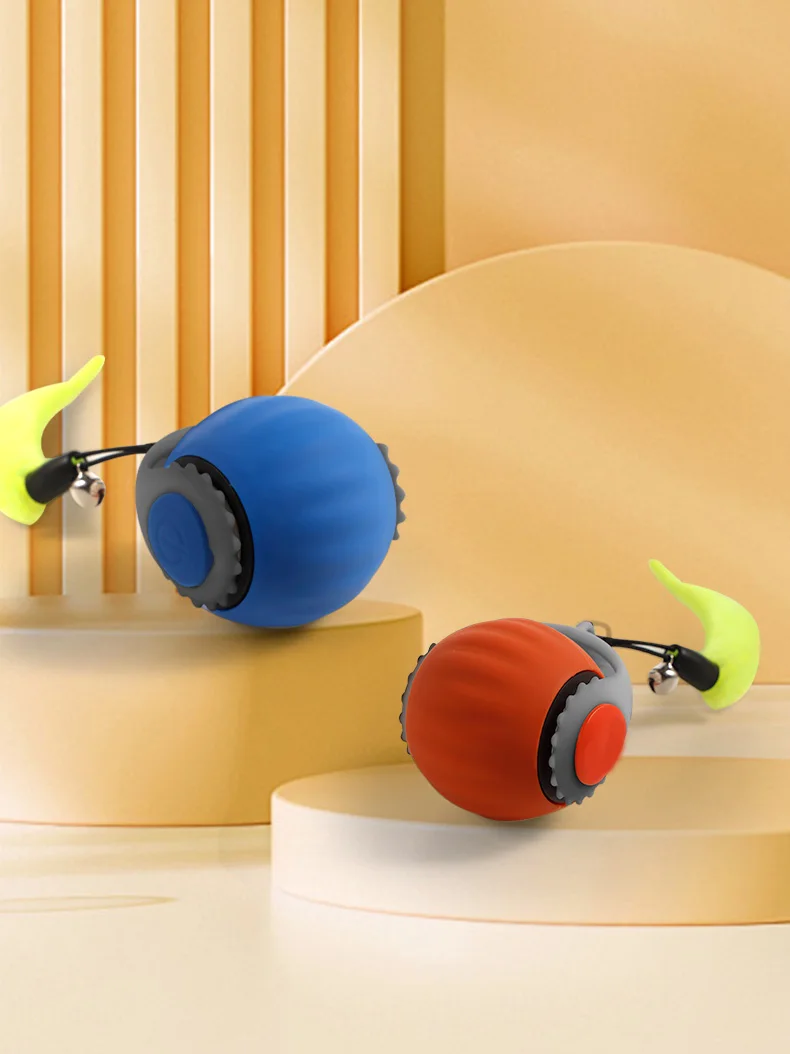 Juguete interactivo para gatos con bola rodante automática - Imagen 19