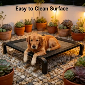Cama plegable para perros, para todas las estaciones, para perros grandes y pequeños, cama de camping desmontable, estilo militar.