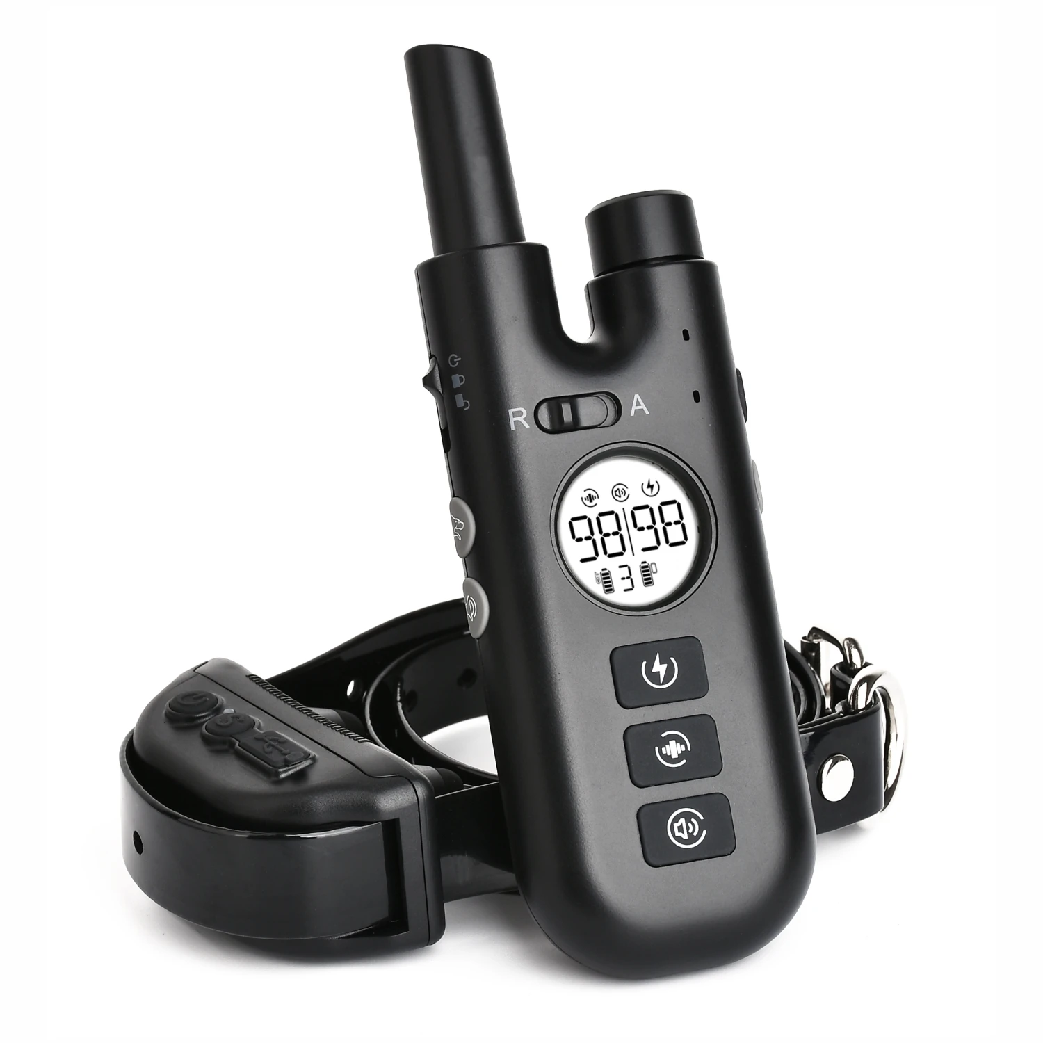 Collar antiladridos 2 en 1 para adiestramiento canino, collar antiladridos recargable de 800 m, collar eléctrico para perros con control remoto, resistente al agua. - Imagen 12