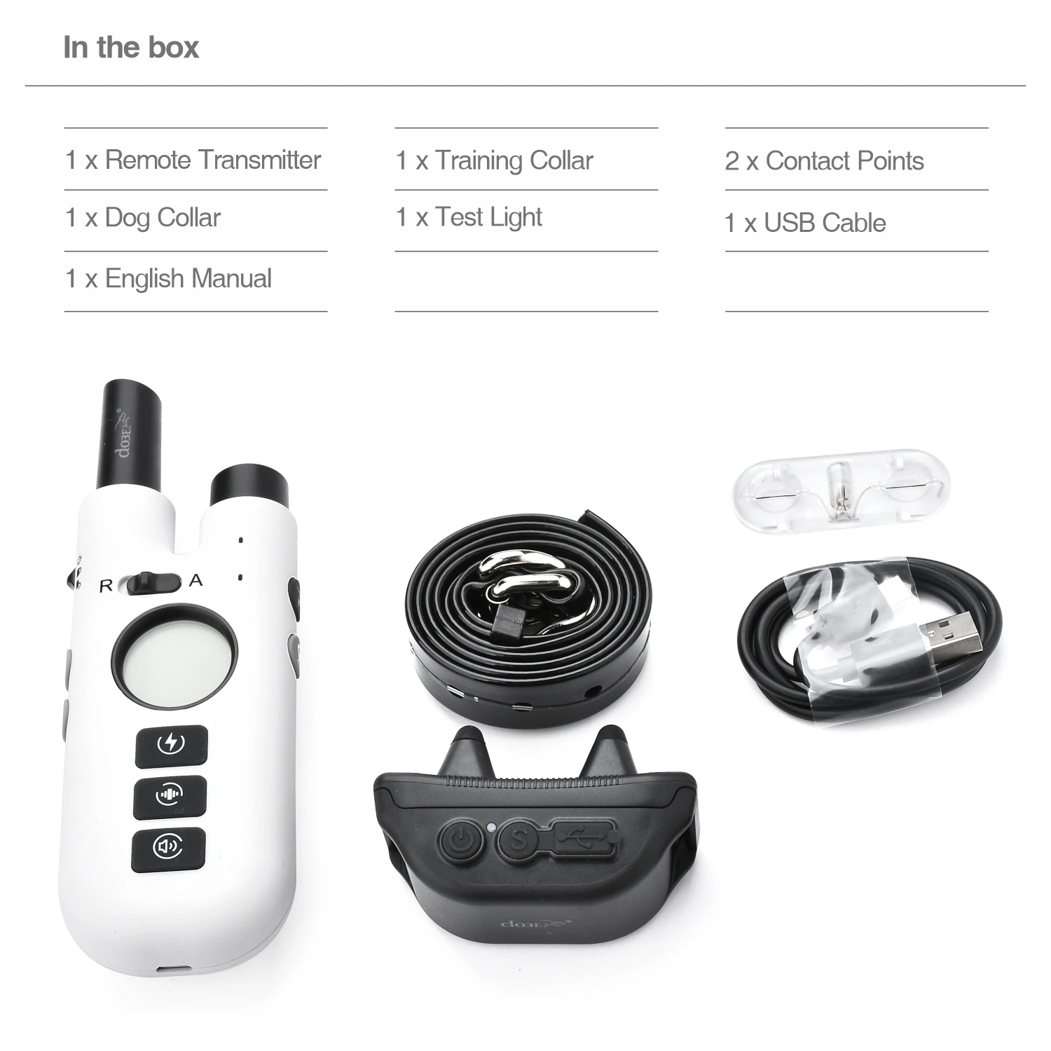 Collar antiladridos 2 en 1 para adiestramiento canino, collar antiladridos recargable de 800 m, collar eléctrico para perros con control remoto, resistente al agua. - Imagen 22