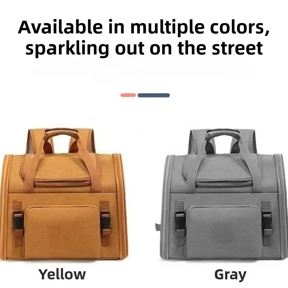 Mochila para gatos expandible de gran capacidad, transportín para perros y gatos pequeños y medianos, aprobada por aerolíneas, bolsa de viaje transpirable. - Imagen 6