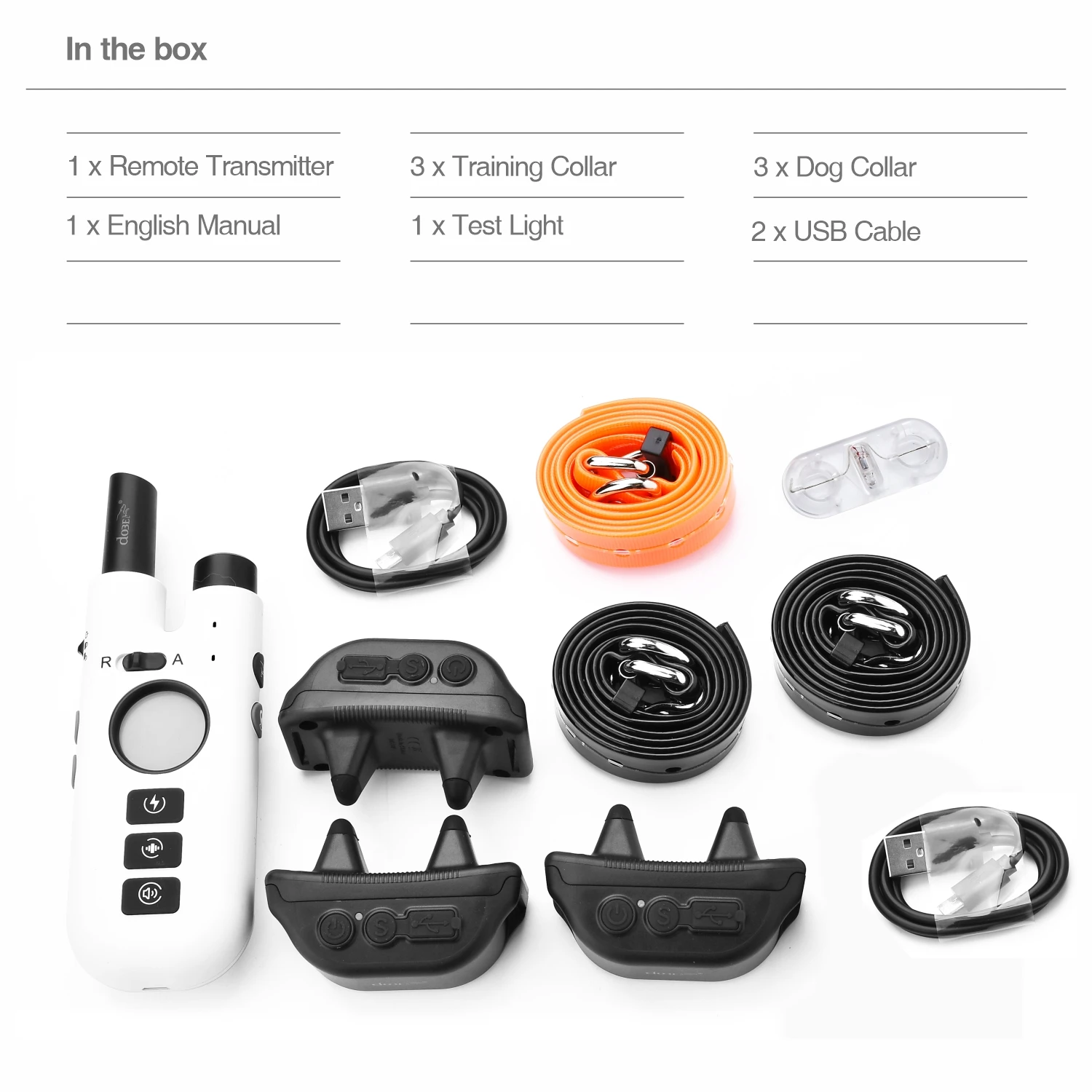 Collar antiladridos 2 en 1 para adiestramiento canino, collar antiladridos recargable de 800 m, collar eléctrico para perros con control remoto, resistente al agua. - Imagen 24